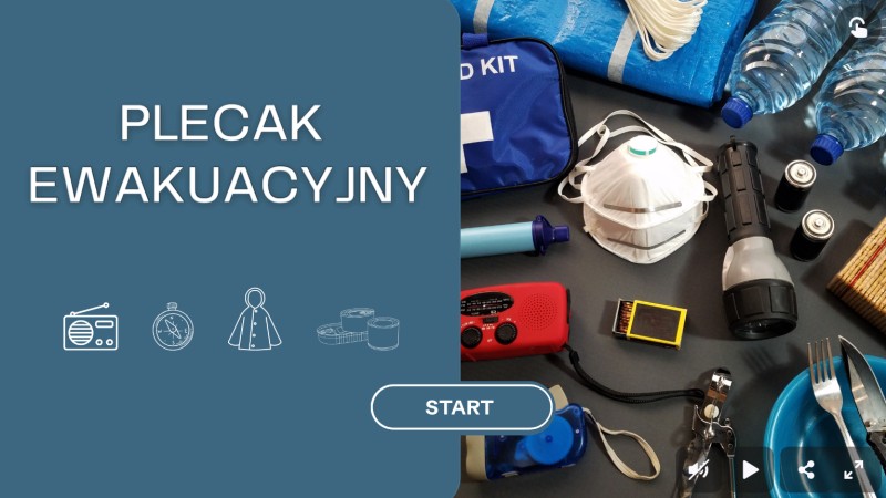 Plecak ewakuacyjny