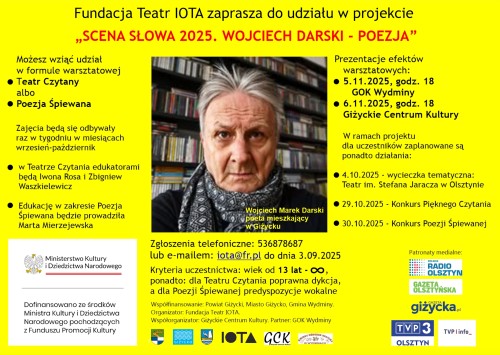 Scena Słowa 2025 | Wojciech Darski - POEZJA