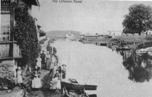 Kanał przy moście 1900
