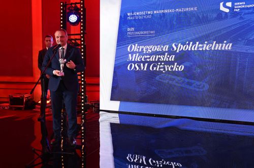 OSM z ogólnopolską nagrodą "Biznes Dobry dla Gminy”, fot. PAP	