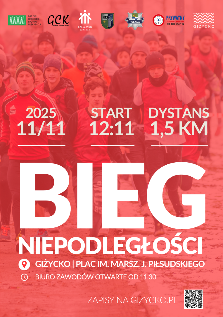 Plakat Bieg Niepodległości