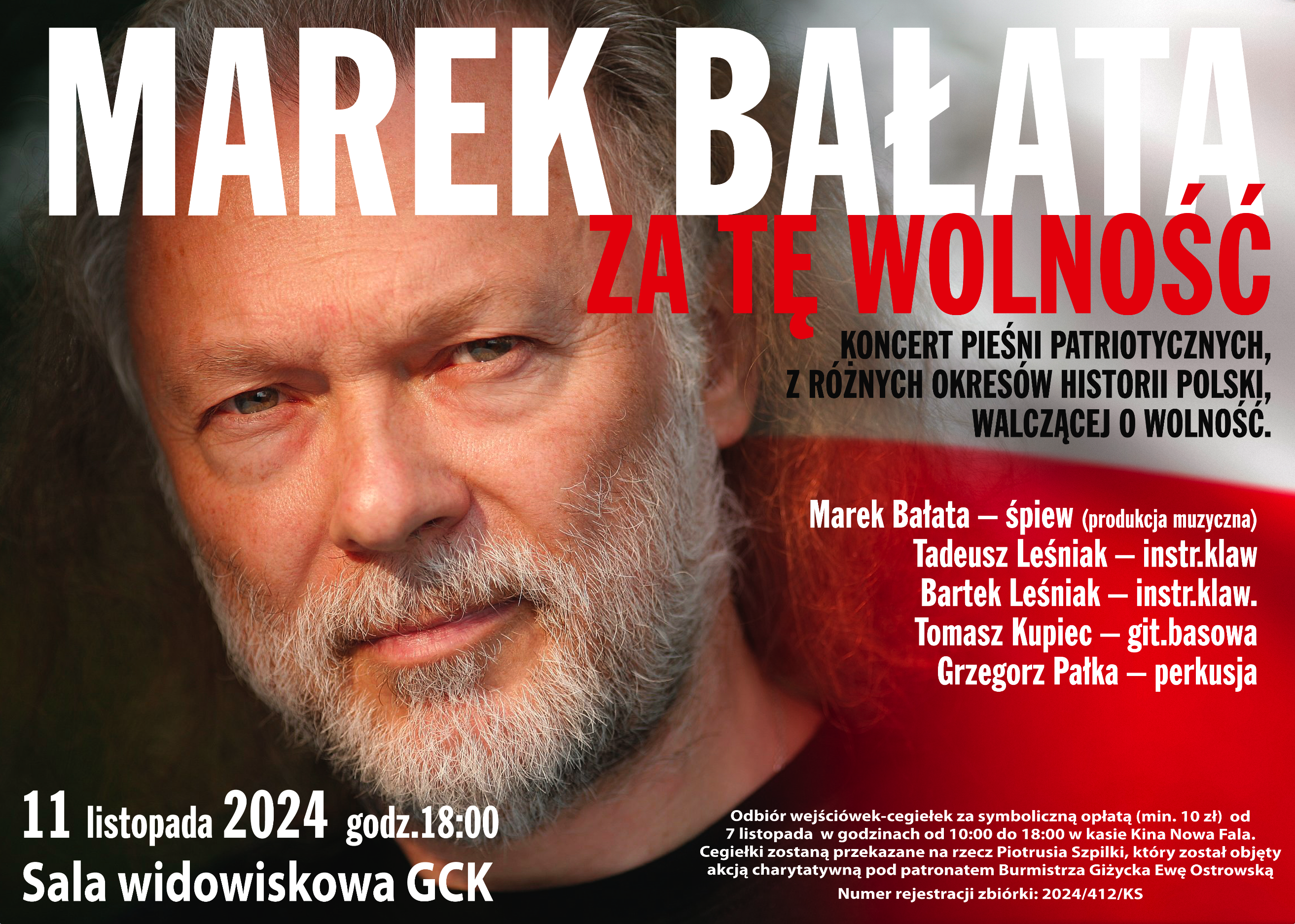 Plakat Marek Bałata