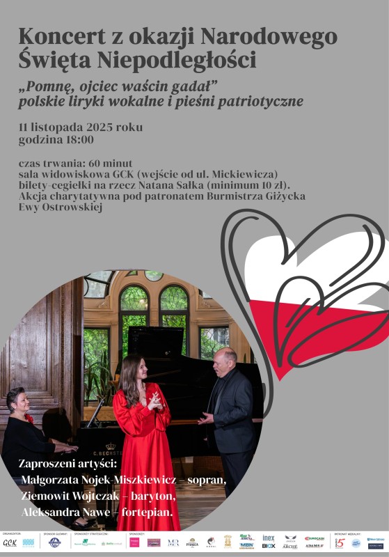 „Pomnę, ojciec waścin gadał” polskie liryki wokalne i pieśni patriotyczne | Koncert z okazji Narodowego Święta Niepodległości